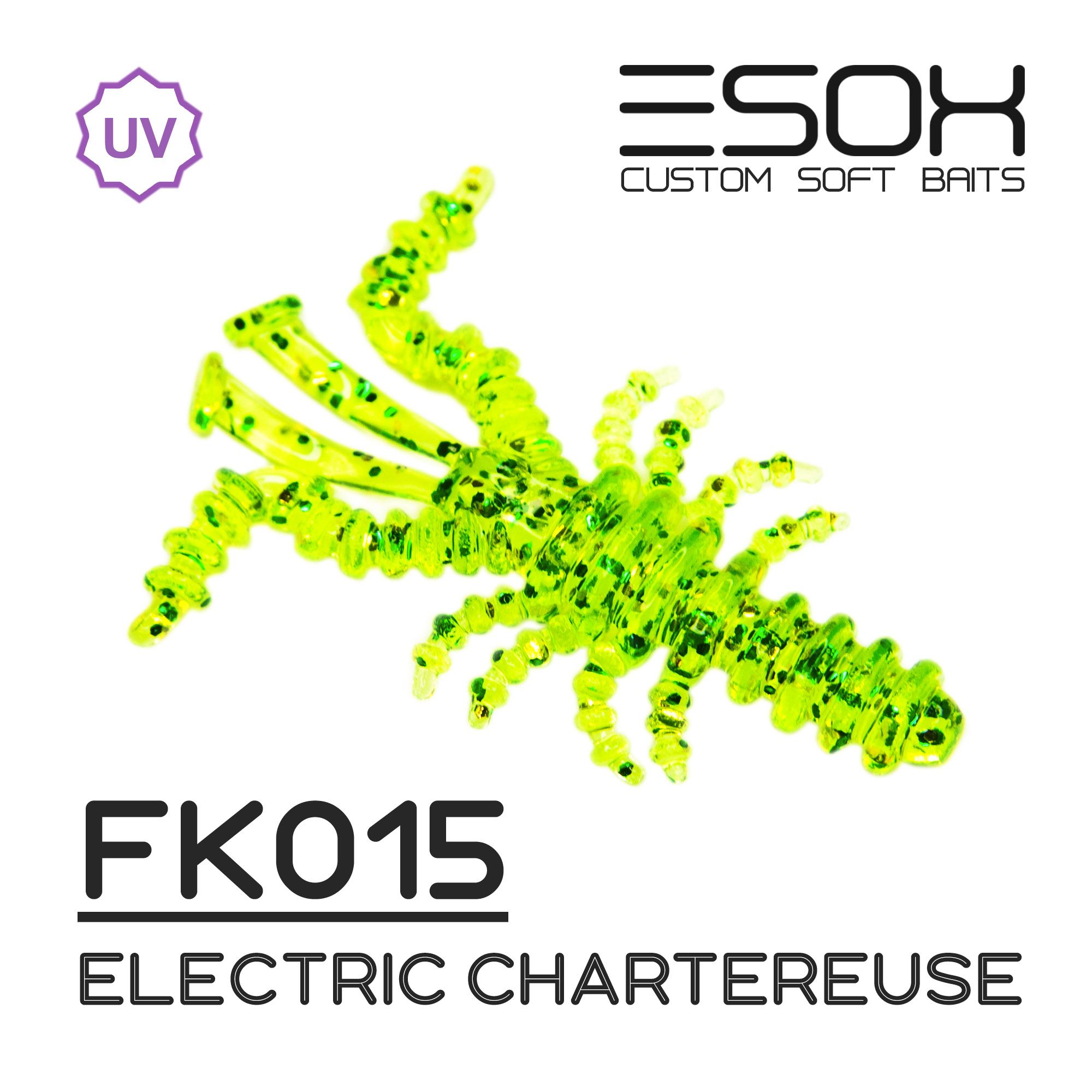 

Силиконовая приманка Esox Musya 35 мм цвет FK015 Electric Chartreuse 9 шт, Musya