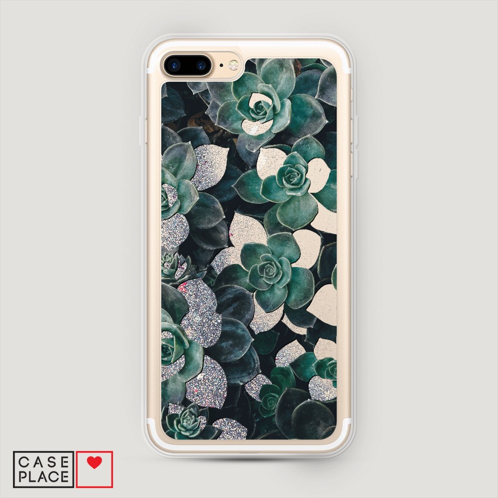 

Чехол Awog на Apple iPhone 8 Plus / Айфон 8 Plus "Сукуленты цветные", Разноцветный, 10991-1