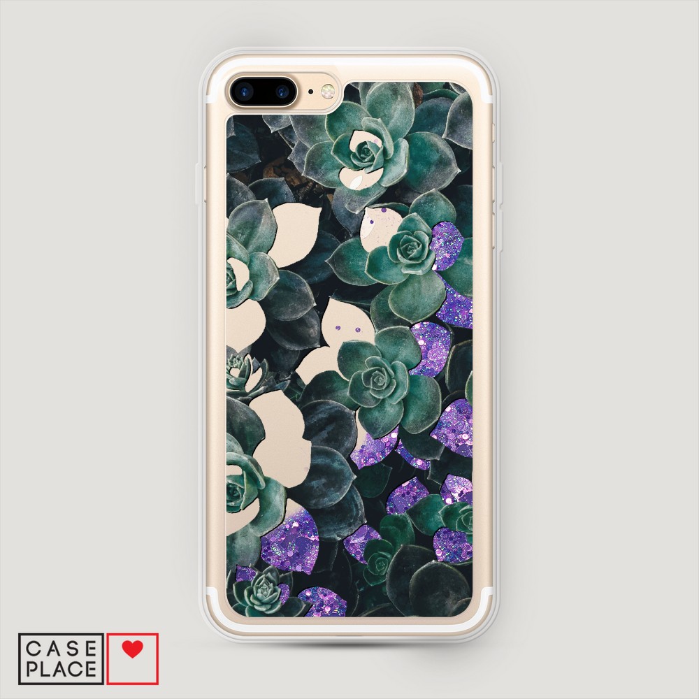 

Чехол Awog на Apple iPhone 8 Plus / Айфон 8 Plus "Сукуленты цветные", Разноцветный, 10992-1