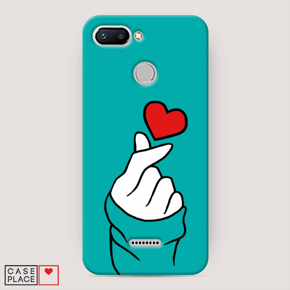

Пластиковый чехол "Маленькое сердечко" на Xiaomi Redmi 6