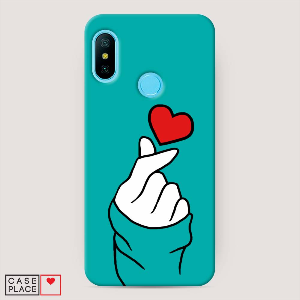 

Пластиковый чехол "Маленькое сердечко" на Xiaomi Redmi 6 Plus, 33920-5