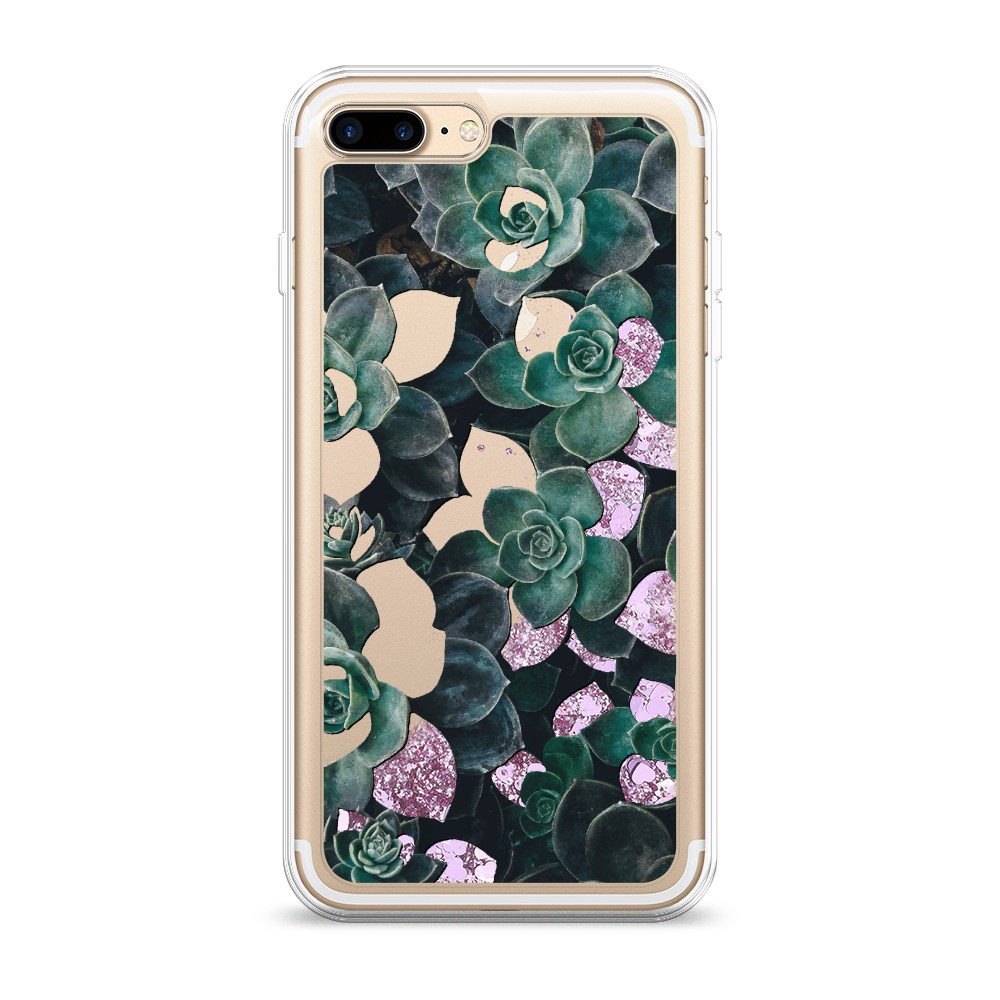 

Чехол Awog на Apple iPhone 8 Plus / Айфон 8 Plus "Сукуленты цветные", 10994-1