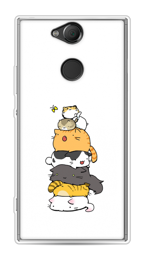 

Чехол Awog на Sony Xperia XA2 "Бутерброд из котиков", Разноцветный, 53150-10