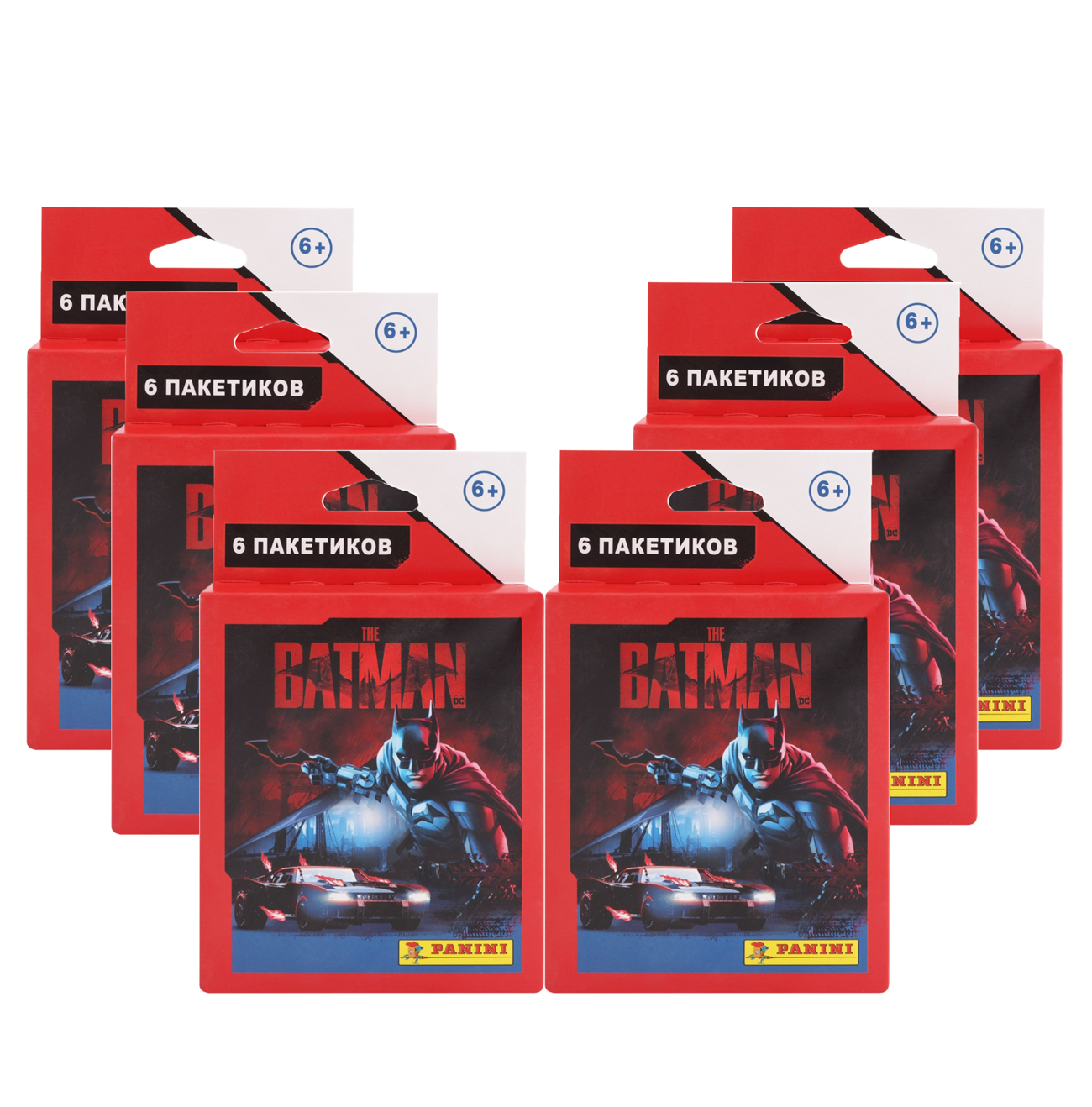 

6 блистеров наклеек Panini THE BATMAN MOVIE (180 наклеек)