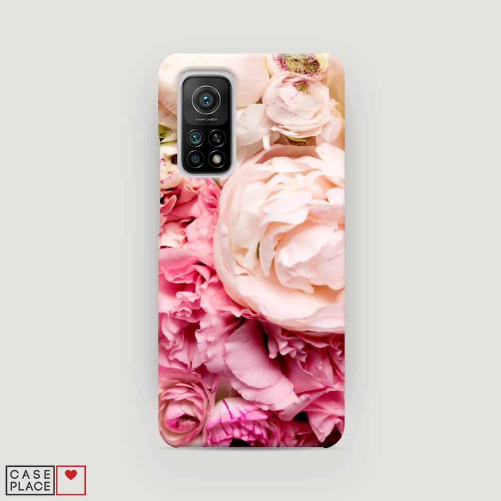 

Пластиковый чехол "Пионы яркие" на Xiaomi Mi 10T, 39320-6