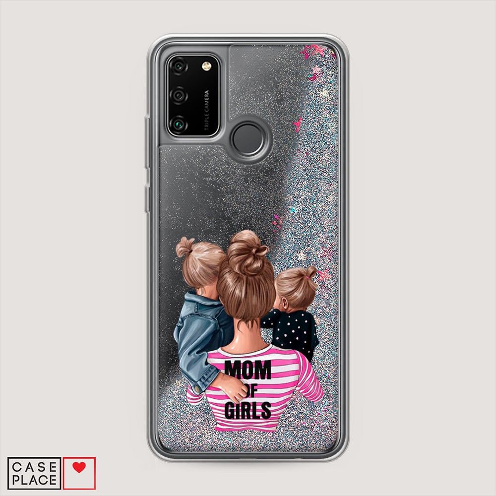 

Чехол Awog на Honor 9A "Mom of Girls", Разноцветный, 612391-1