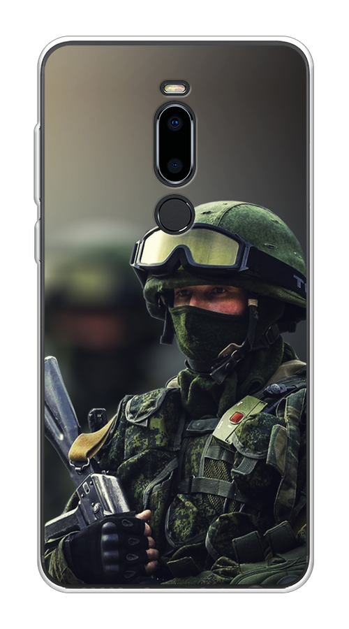 

Чехол Awog на Meizu M8 "Солдат", Зеленый;серый, 73150-5