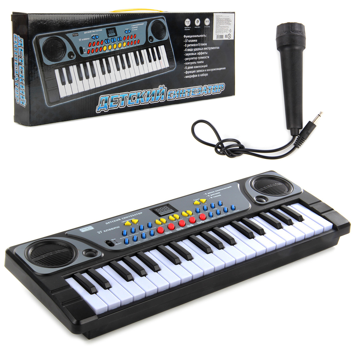 

Электросинтезатор игрушечный VELD CO Mini Sound Master Blue 101915 20x10 см Plastic