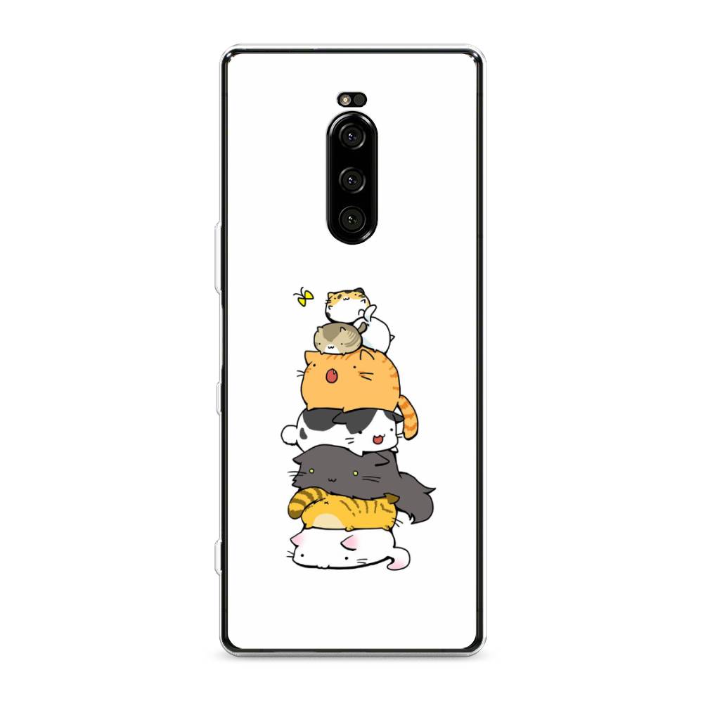 

Чехол Awog на Sony Xperia XZ4/Xperia 1 "Бутерброд из котиков", Разноцветный, 53850-10