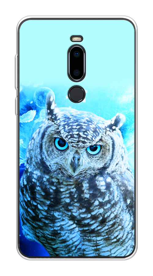 

Чехол Awog на Meizu M8 "Сова арт 7", Синий;голубой, 73150-1