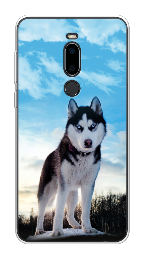 

Чехол Awog на Meizu M8 "Хаски 3", Белый;черный;голубой, 73150-2