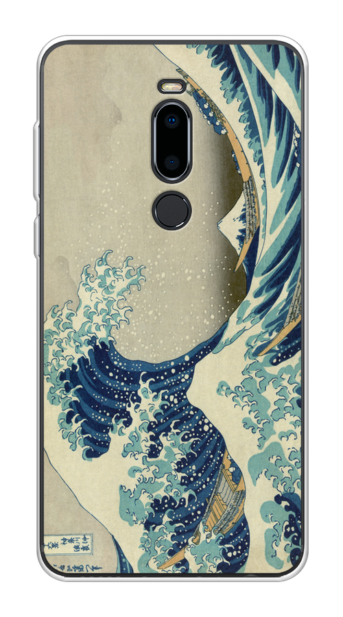 

Чехол Awog на Meizu M8 "Большая волна в Канагаве", Серый;синий;голубой, 73150-9