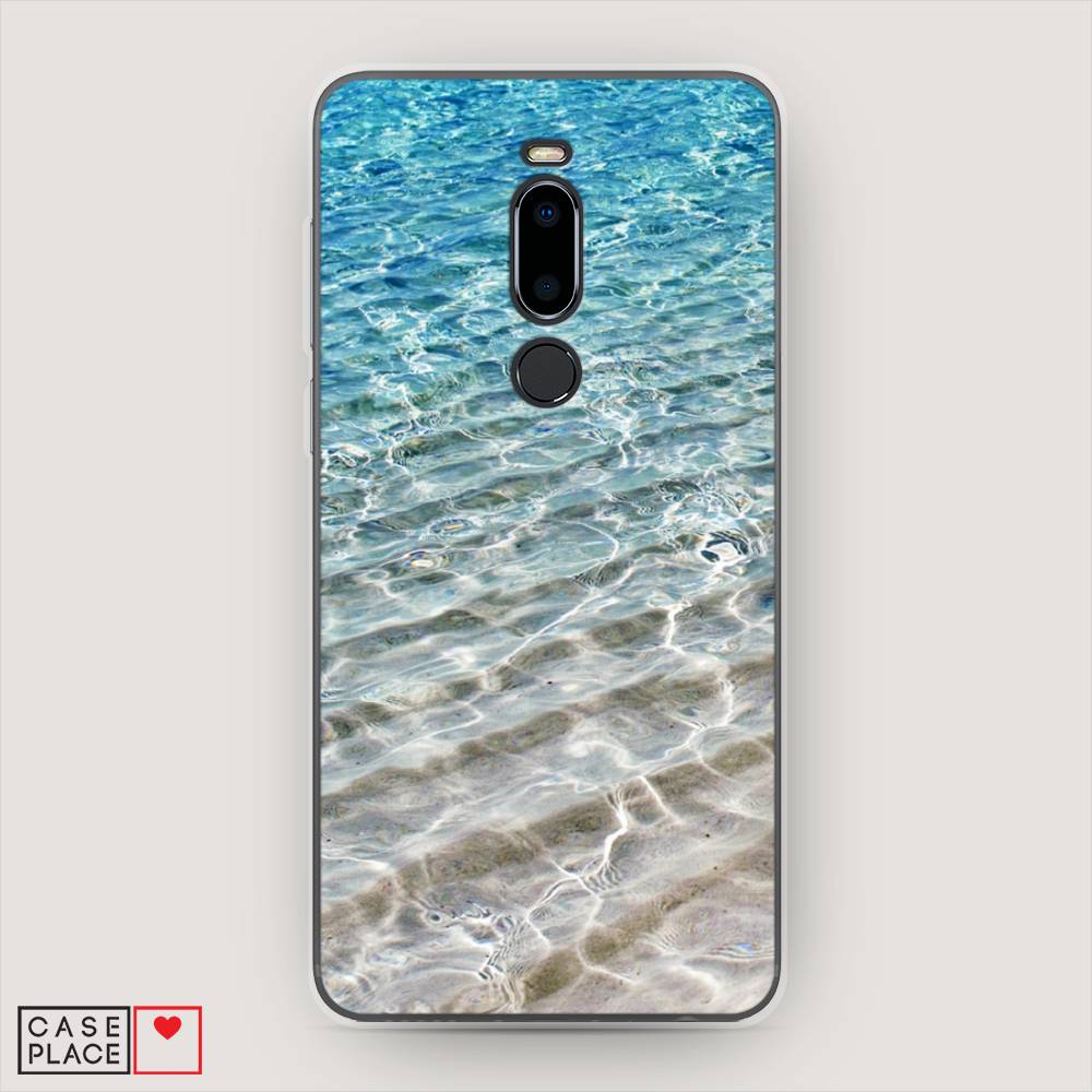 

Чехол Awog на Meizu M8 "Волны 10", Голубой, 73150-4