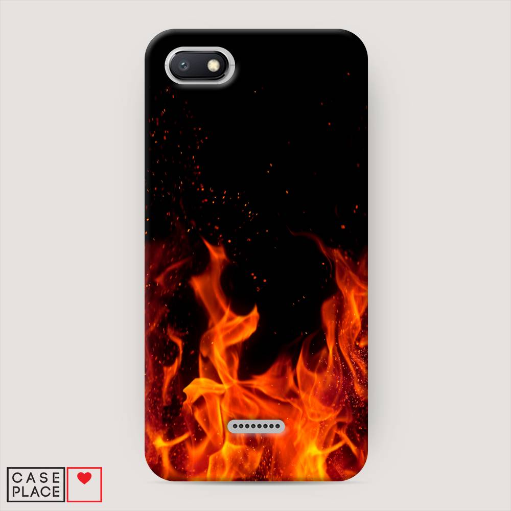 

Пластиковый чехол "Все в огне" на Xiaomi Redmi 6A, 34120-3