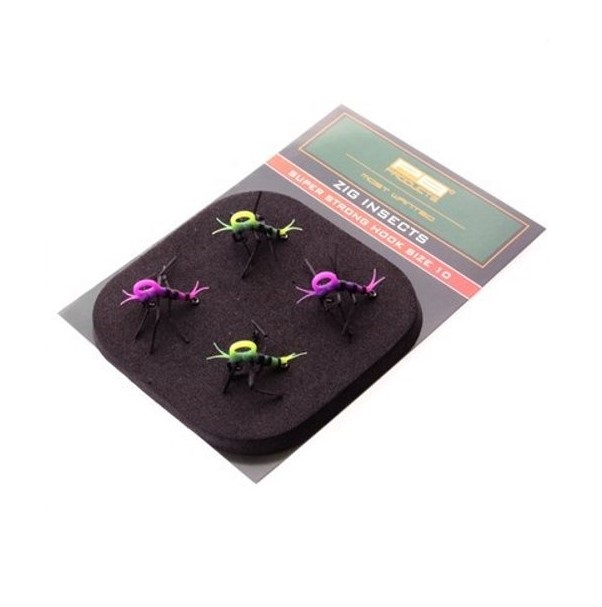 

Набор оснастки PB Products Zig Insects Super Strong №10 yellow/pink карповая, Zig Insects Super Strong №10 Yellow/pink