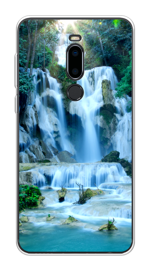 

Чехол Awog на Meizu M8 "Водопад 8", Голубой;зеленый, 73150-4