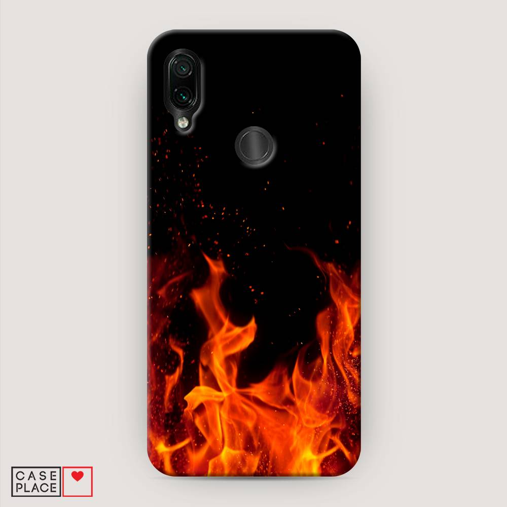 

Пластиковый чехол "Все в огне" на Xiaomi Redmi 7, 35020-3