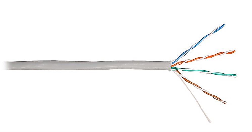 фото Кабель nikolan nkl 4100a-gy u/utp для внутренней прокладки, 305 м