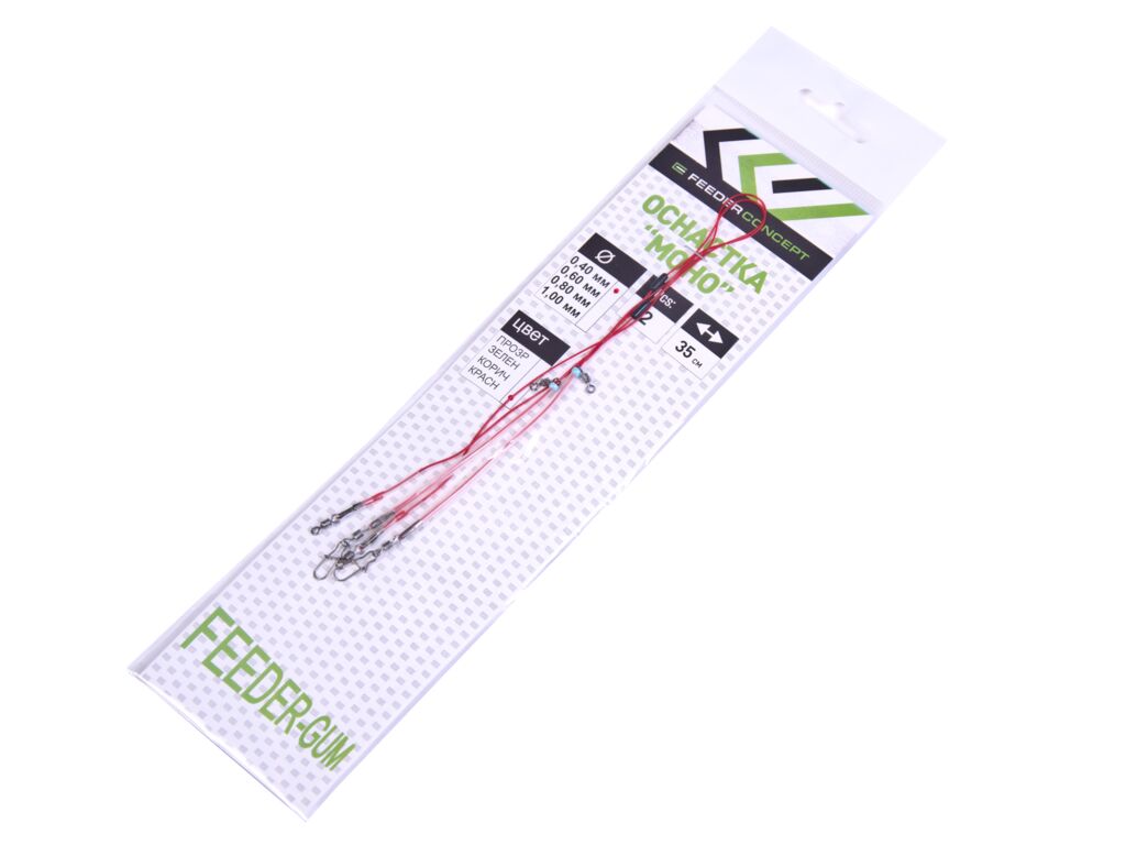 

Набор оснастки Feeder Concept Feeder-Gum Красная Нить 60 г фидерная, Fc Feeder-Gum Красная Нить 60 г