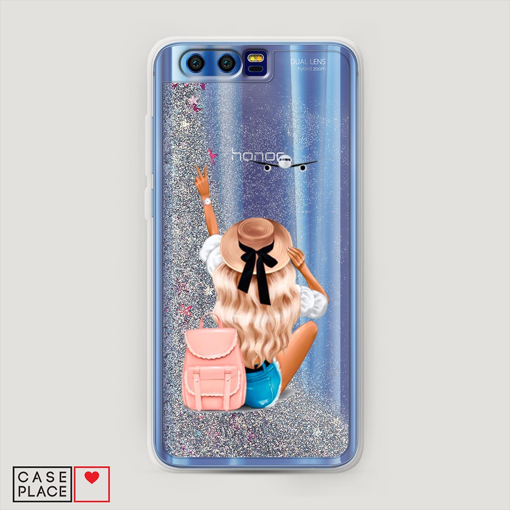 

Чехол Awog на Honor 9 "Автостопом самолетом", Разноцветный, 62491-1
