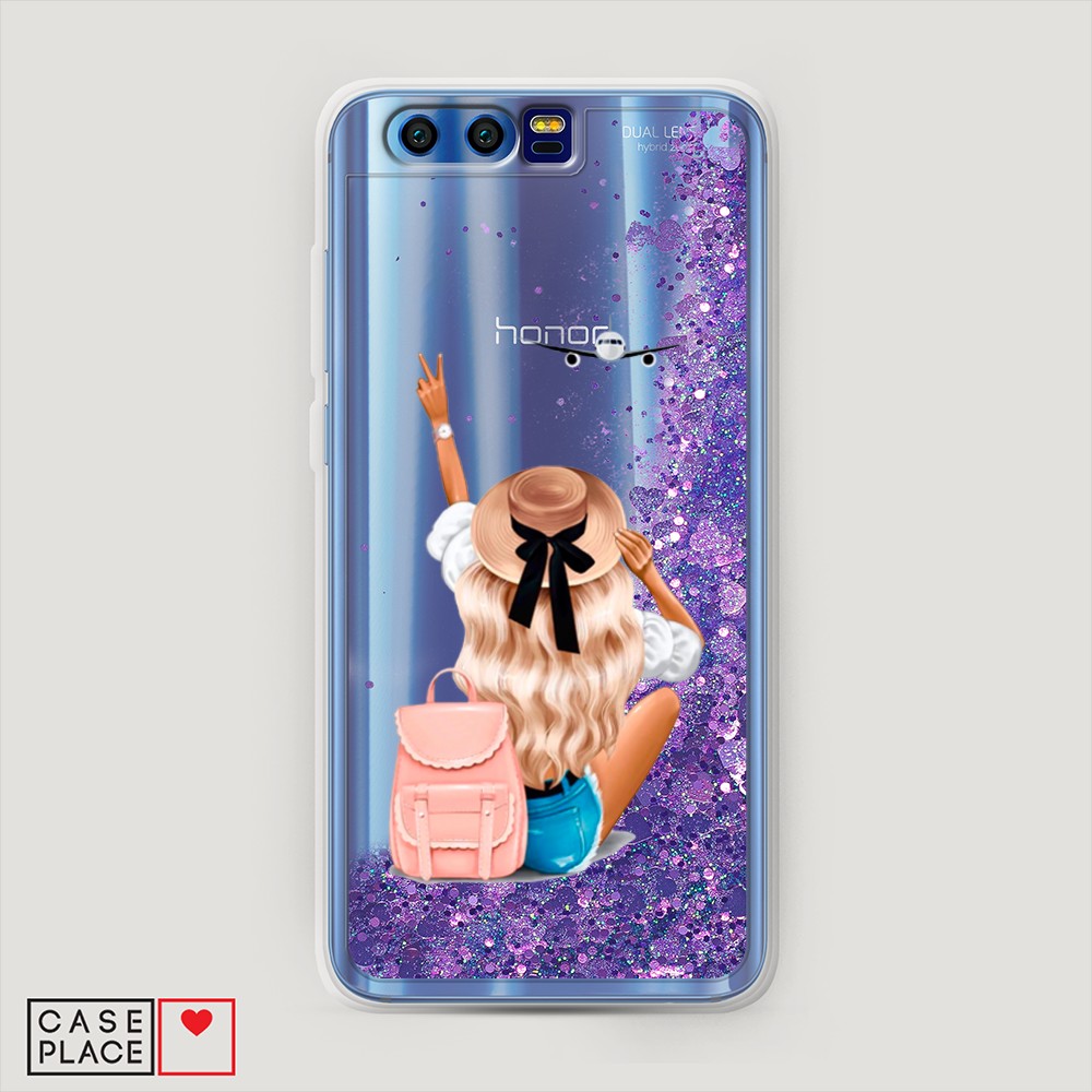 

Чехол Awog на Honor 9 "Автостопом самолетом", Разноцветный, 62492-1