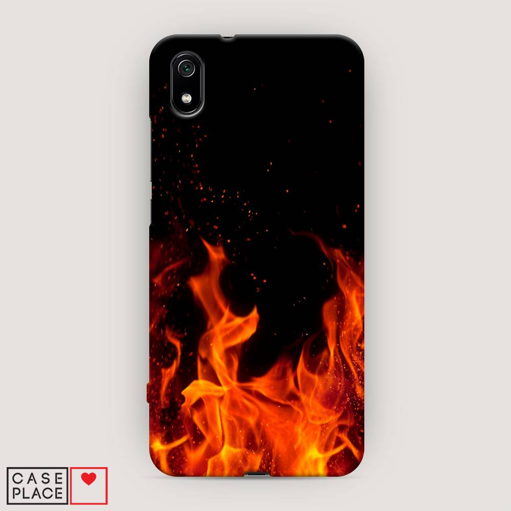 

Пластиковый чехол "Все в огне" на Xiaomi Redmi 7A, 35420-3