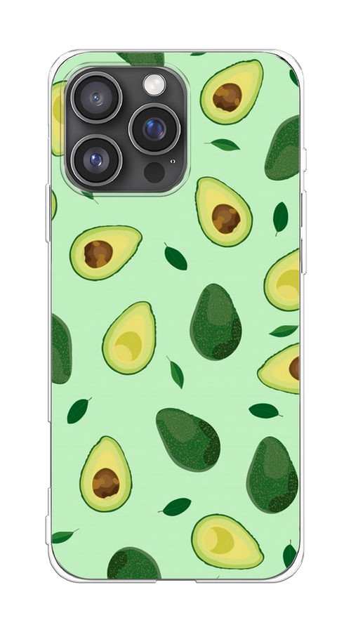 

Чехол на Apple iPhone 16 Pro Max "Blue avocado", Коричневый;зеленый, 16350-1