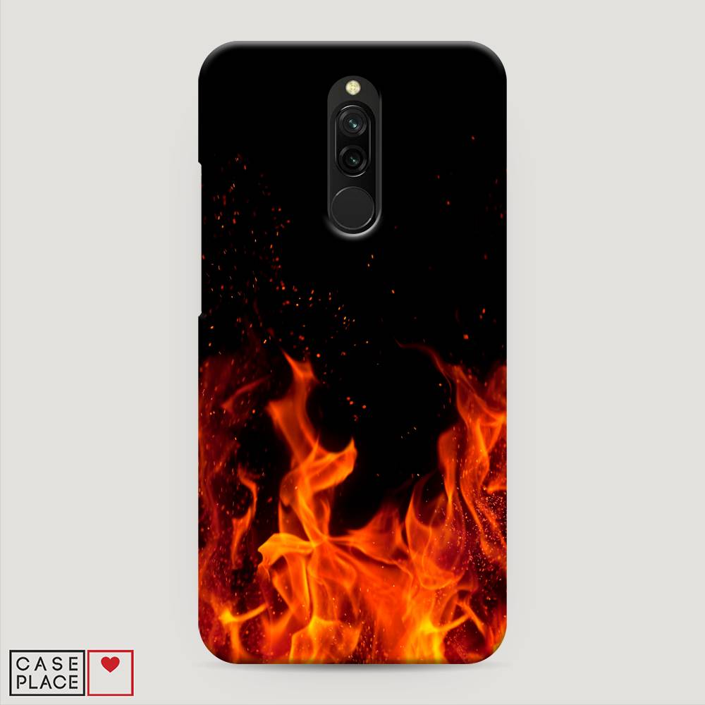 

Пластиковый чехол "Все в огне" на Xiaomi Redmi 8, 37120-3