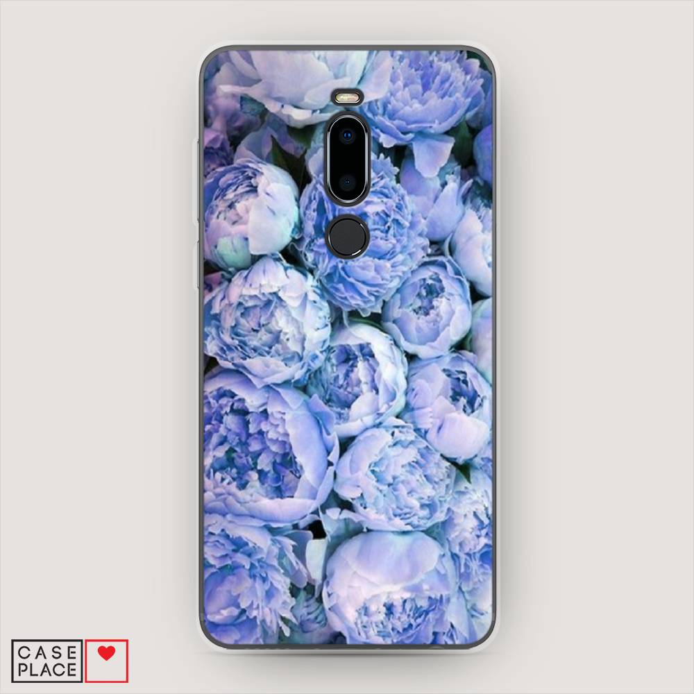 

Чехол Awog на Meizu M8 "Пионы голубые", Голубой, 73150-8