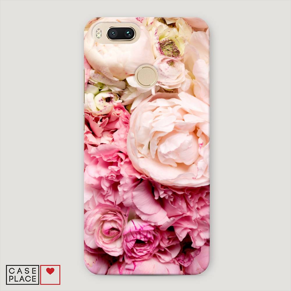 

Пластиковый чехол "Пионы яркие" на Xiaomi Mi A1