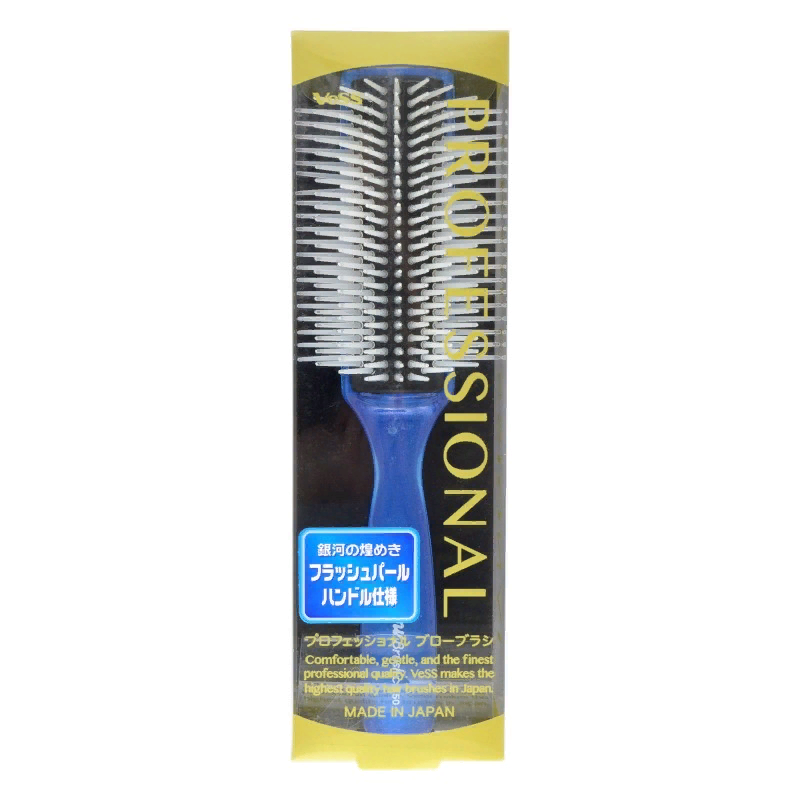 Профессиональная щетка для укладки волос BLOW BRUSH VESS С-150 С-150 цвет ручки синий щетка для волос керамическая для укладки 35 мм inter vion
