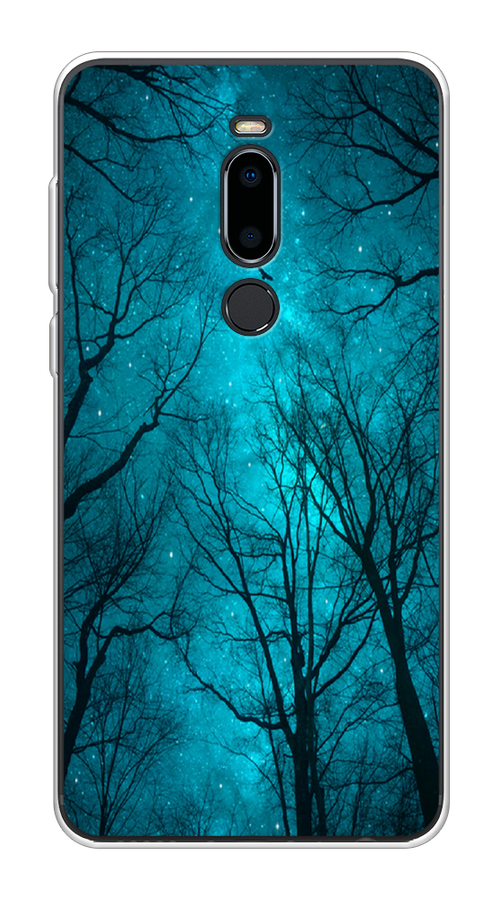 

Чехол Awog на Meizu M8 "Сказочный лес", Черный;голубой, 73150-4