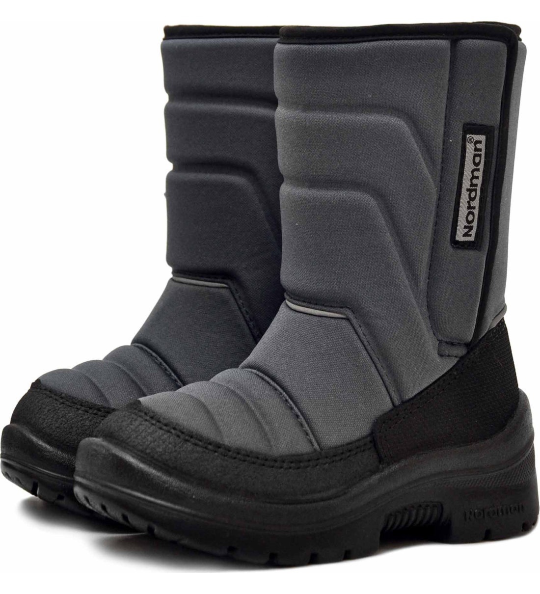 

Зимние сапоги Nordman Lumi на липучке 003-D13 темно-серые, размер 39, 003-D13