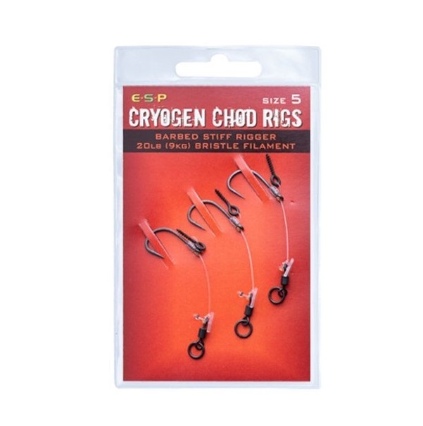 

Набор оснастки ESP Cryogen Chod Rigs №5 Barbed карповая, Cryogen Chod Rigs №5 Barbed