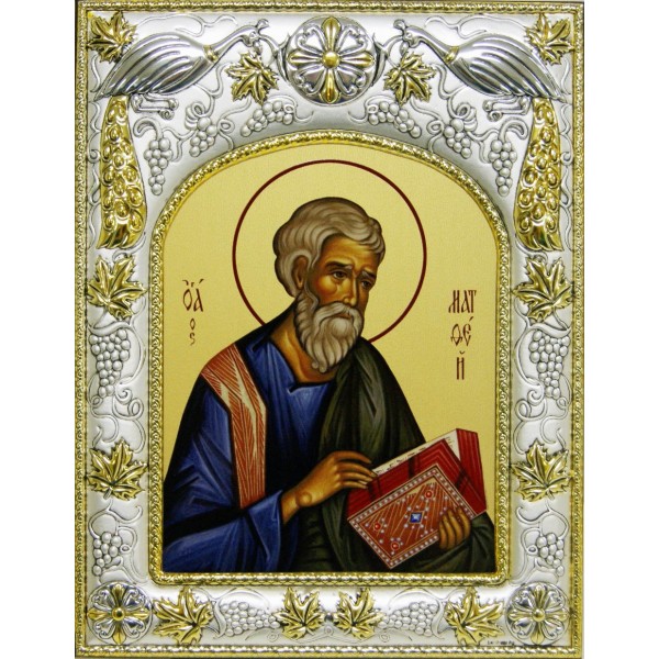 

Икона именная "Апостол Матфей", Размер 18х14