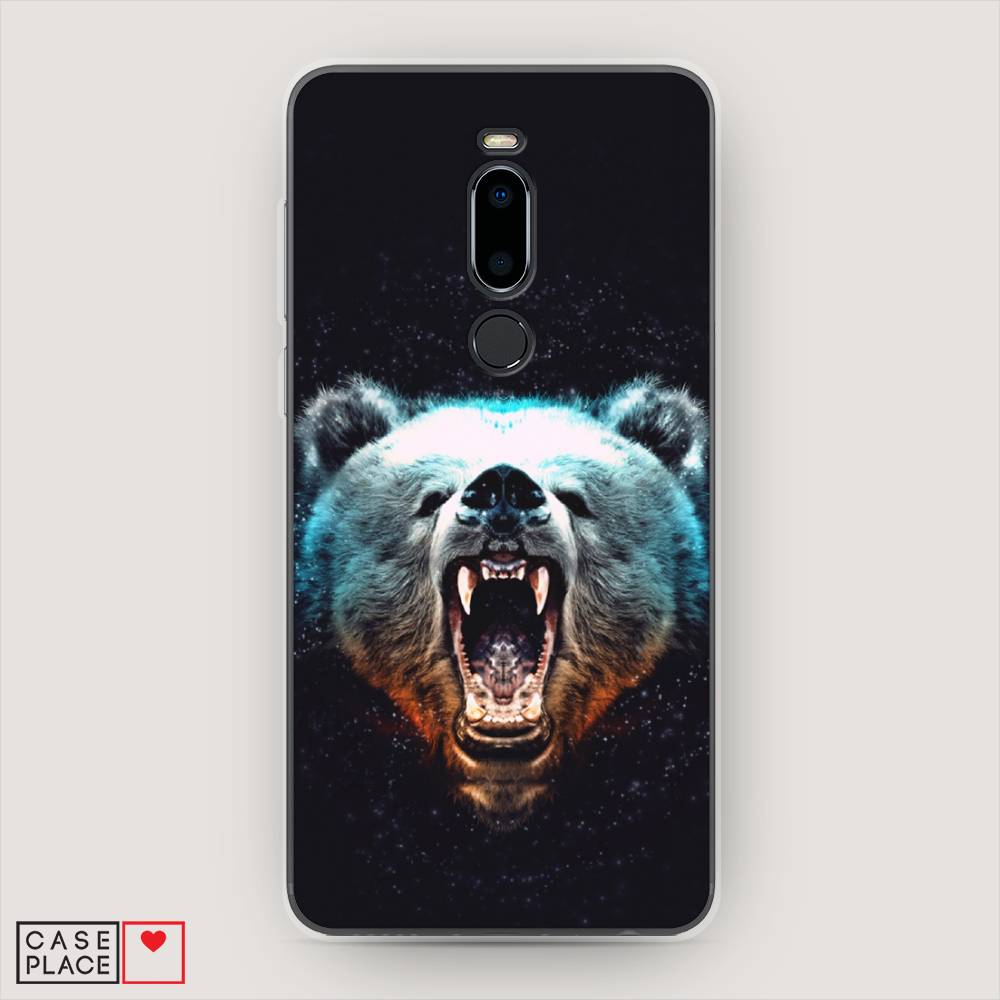 

Чехол Awog на Meizu M8 "Медведь", Коричневый;голубой;черный, 73150-2