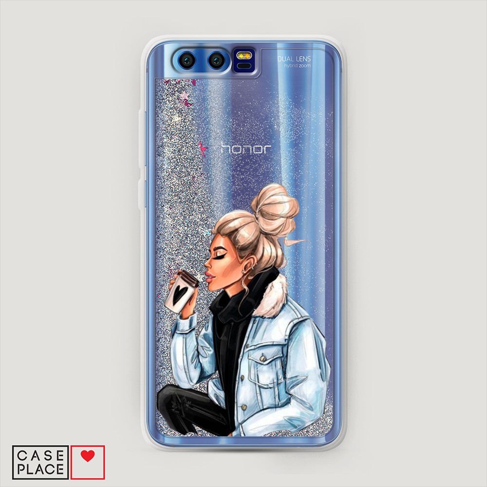 

Чехол Awog на Honor 9 "Cute girl", Разноцветный, 62491-1