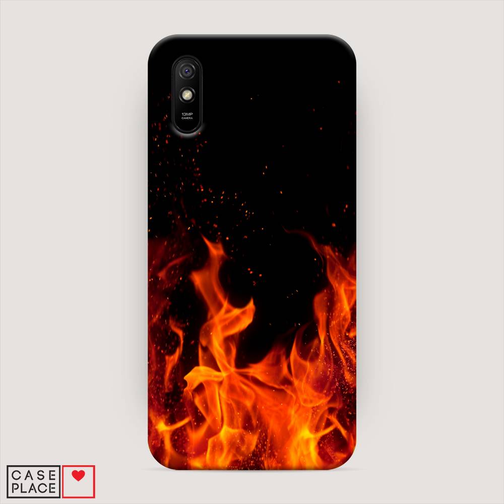 

Пластиковый чехол "Все в огне" на Xiaomi Redmi 9A, 38920-3