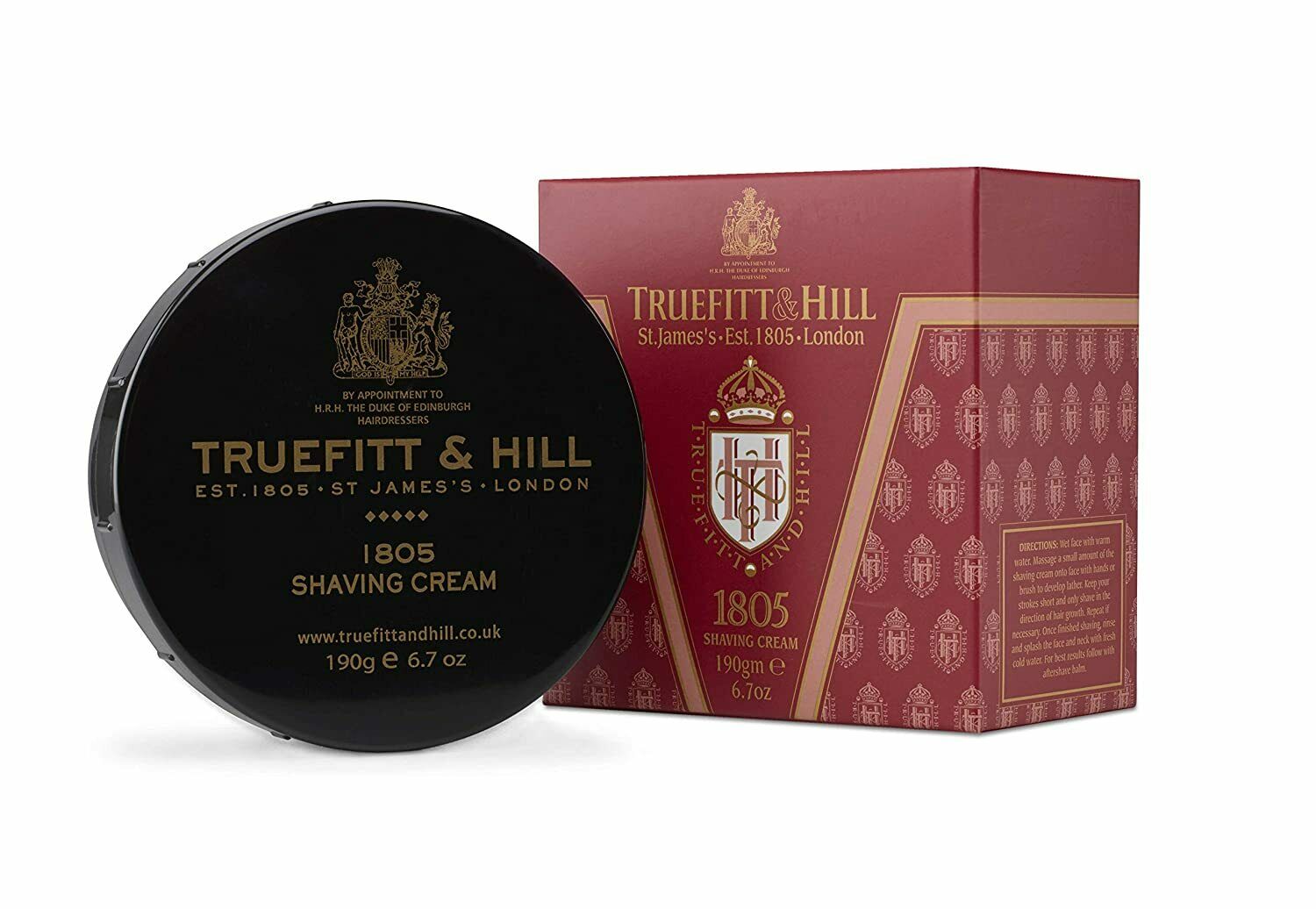 Крем для бритья Truefitt & Hill 1805 Shaving Cream 190г