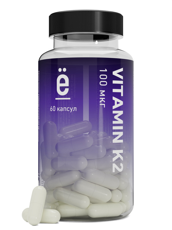 Витамин К2 Ё|батон капсулы 60 шт.