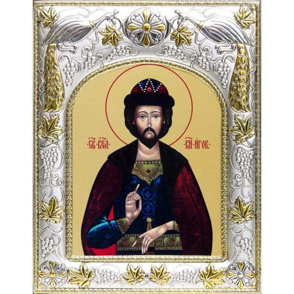 

Икона именная "Игорь Черниговский", Размер 18х14