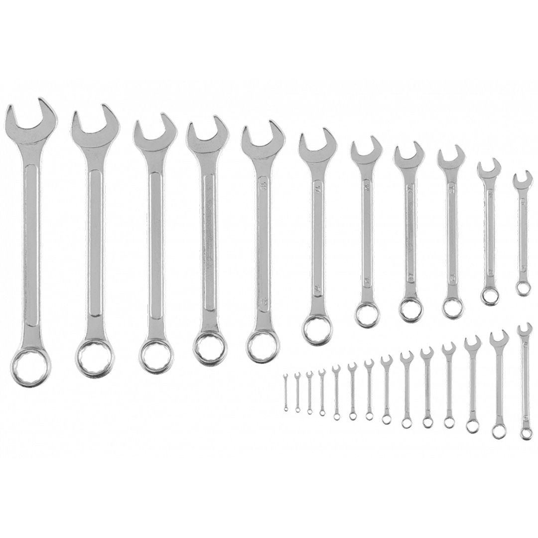 

Ключи комбинированные, 6-32 мм, набор 25 шт. TOP TOOLS 35D370, Ключи комбинированные, 6-32 мм, набор 25 шт.