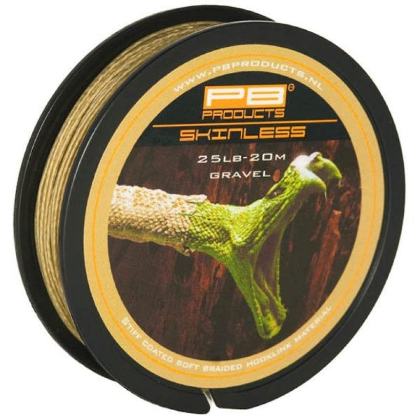 

PB PRODUCTS Поводковый материал в оболочке SKINLESS / 15lb / 20m - Gravel