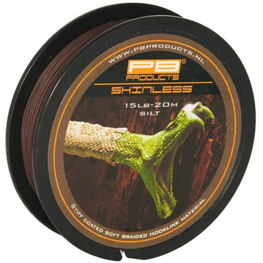 

PB PRODUCTS Поводковый материал в оболочке SKINLESS / 15lb / 20m - Silt