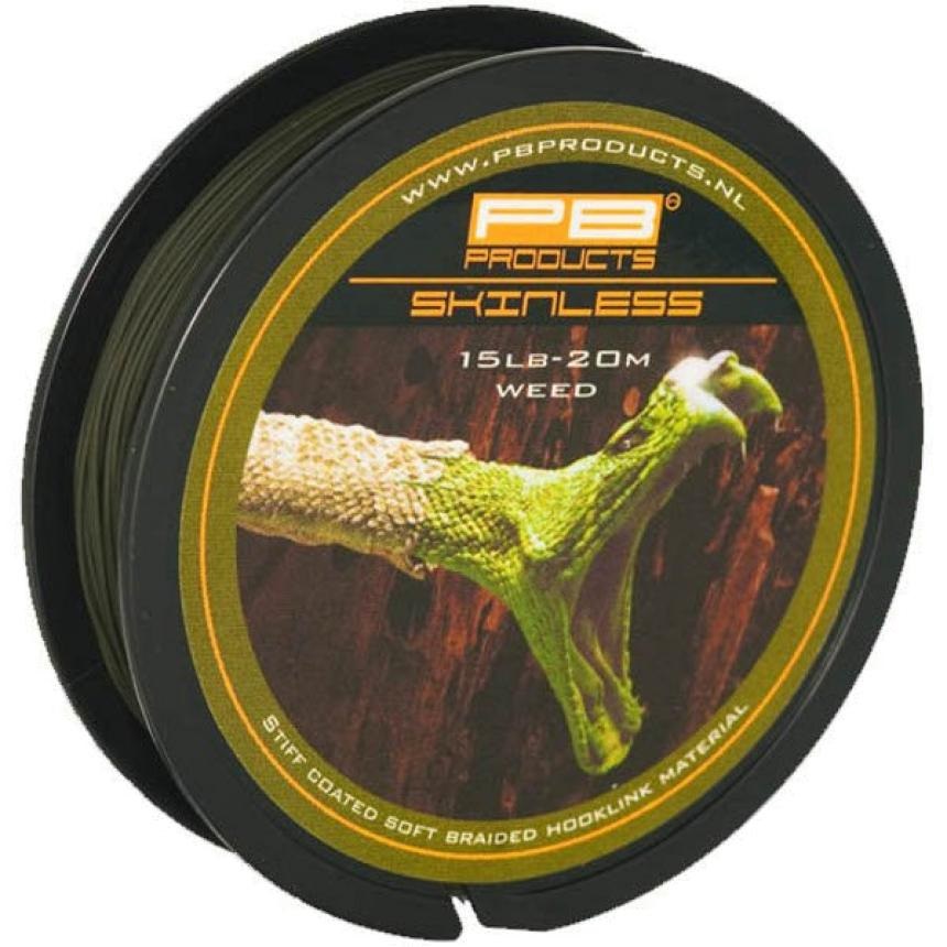 

PB PRODUCTS Поводковый материал в оболочке SKINLESS / 25lb / 20m - Weed