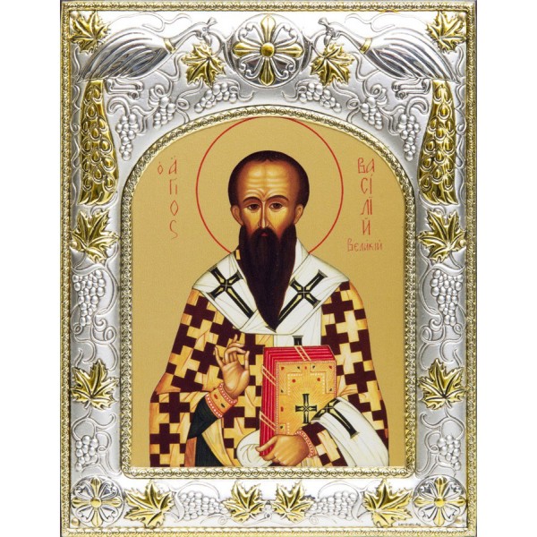 

Икона именная "Василий Великий", Размер 18х14