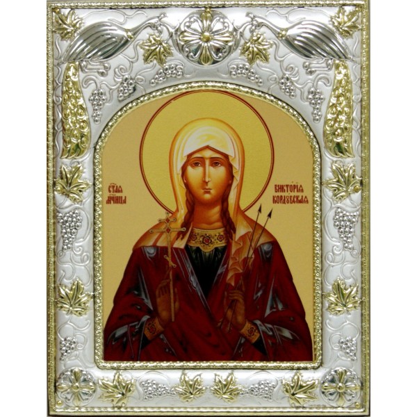 

Икона именная "Виктория Кордубская", Размер 18х14