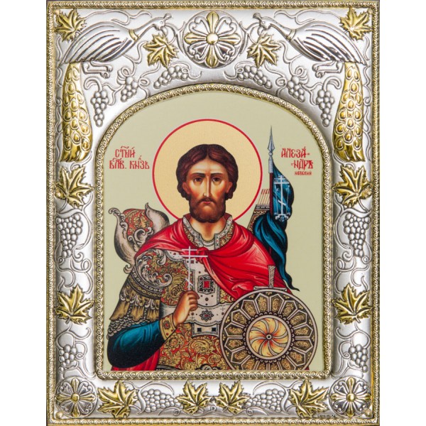 

Икона именная "Александр Невский", Размер 18х14