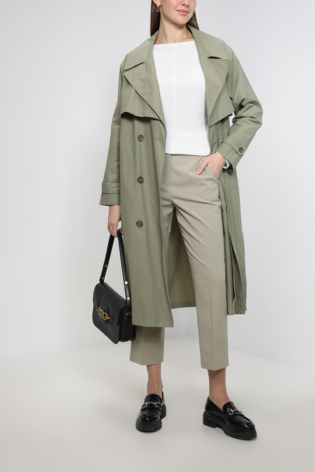 

Брюки женские Esprit Collection 993EO1B302 зеленые 36 EU, Зеленый, 993EO1B302