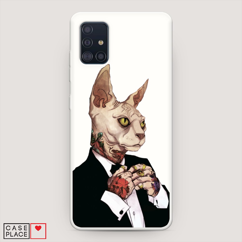 

Чехол Awog на Samsung Galaxy A51 "Татуированный сфинкс", 28957-1